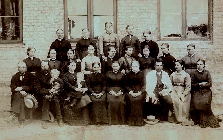 Elevbillede fra Østermarie 1884
