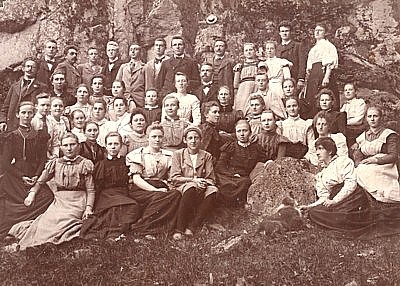Sommerholdet 1899 på
Bornholms Højskole